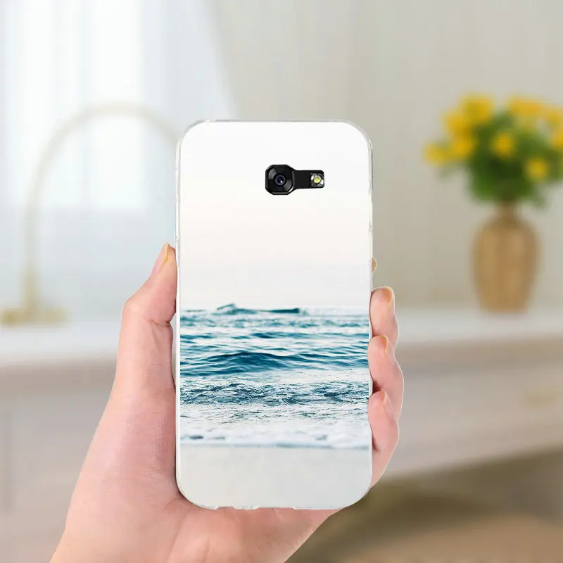 For Samsung Galaxy A3 A5 A7 2016 2017 Core 8262 850 Grand I9082 Soft Silicon Cases Colorful Seashell Tropical Sea Island Turtles | Мобильные