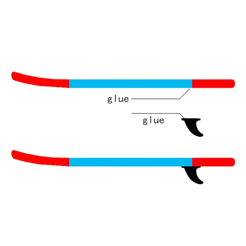 

55KD байдарка Skeg отслеживающий плавник, плавник для Каяка, монтажные точки, доска для лодки на каноэ