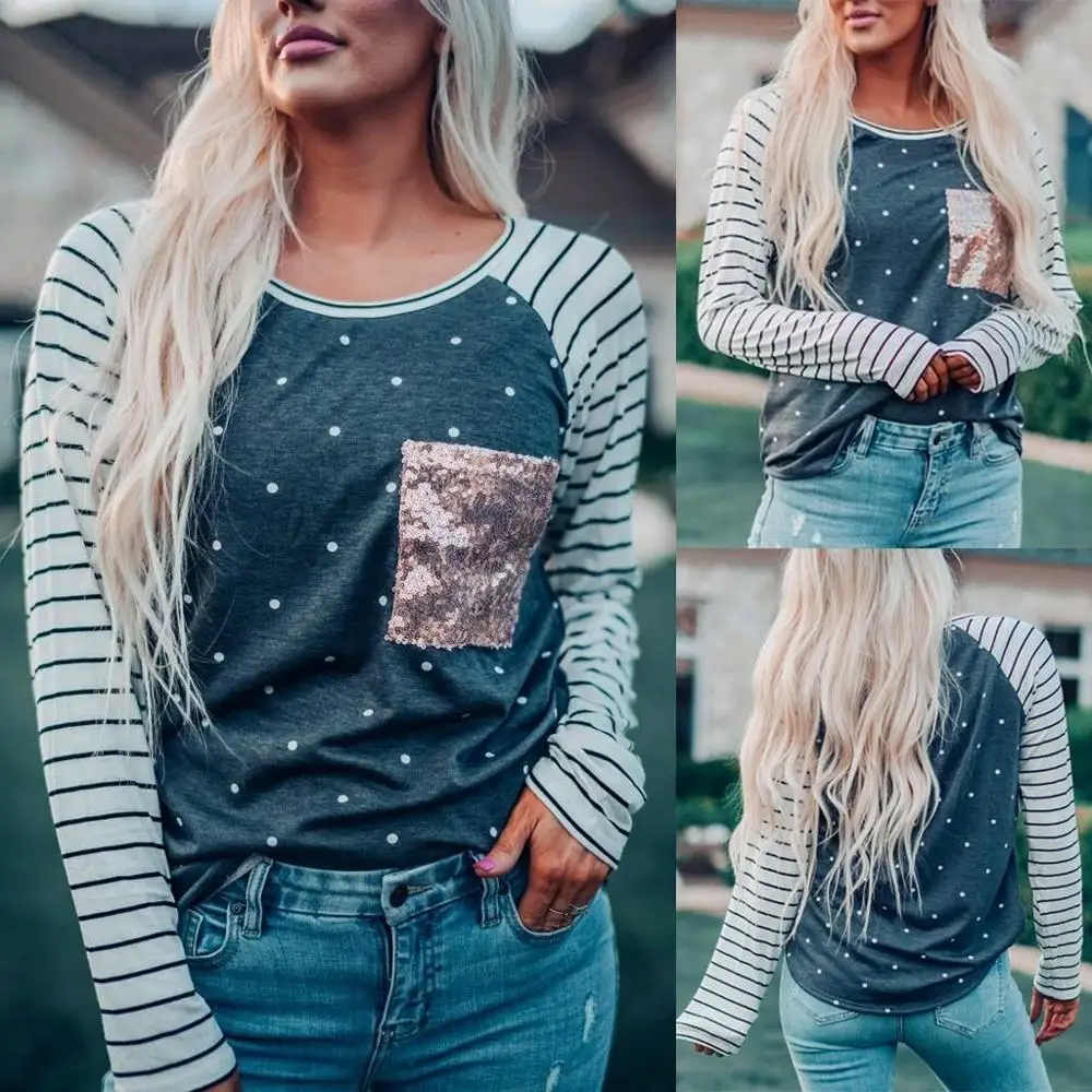 2020 Летняя Повседневная Женская сплошная шикарная элегантная рубашка с круглым