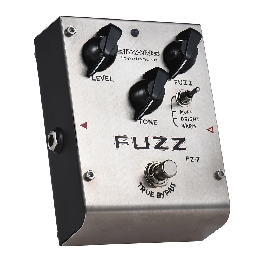 BIYANG FZ-7 Tonefacier Series 3 Modes Fuzz Guitar Effect Pedal True Bypass Full Metal Shell