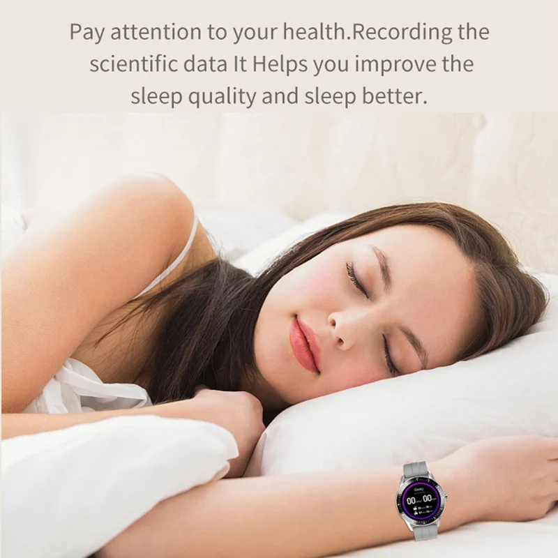 

A Smart Watch With Heart Rate/Sleep Monitor Full Touch Waterproof Smartwatch Fitness Tracker Pedometer Stopwatch For Men Women