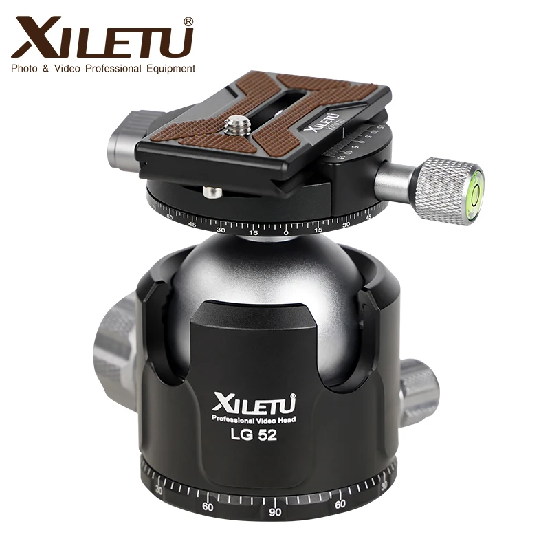 Шаровая Головка штатива XILETU LG52 панорамная головка для видео низкий центр тяжести