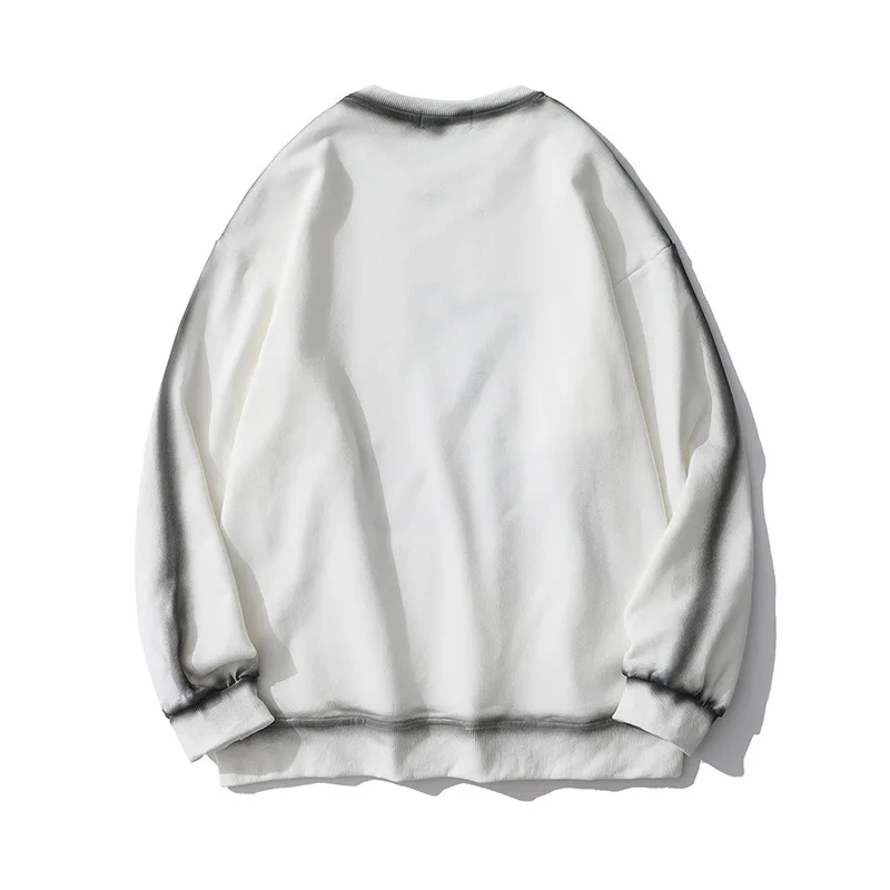 

Graffiti Bear Print Tie Dye Sweatshirts Streetwear Hip Hop Casual Pullover Hoodies Mens Harajuku Fashion Tops Outwear