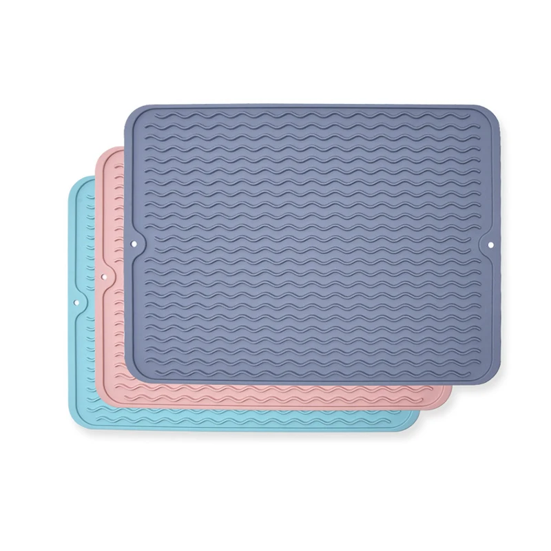 

1 шт., Многофункциональный силиконовый коврик для сушки посуды