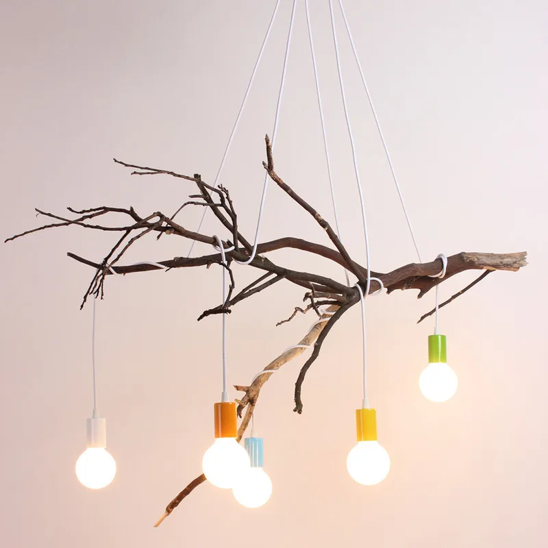 Mordern скандинавский Ретро Эдисон лампа светильник люстра винтажный Лофт античный