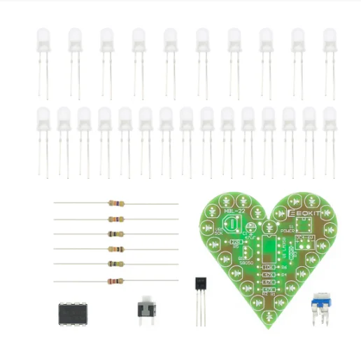 Набор для творчества дыхательная лампа в форме сердца набор