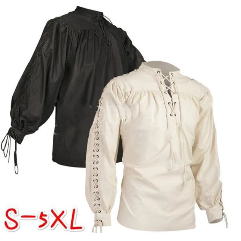 Взрослый мужской костюм средневекового Ренессанса Ретро стиль винтажный с