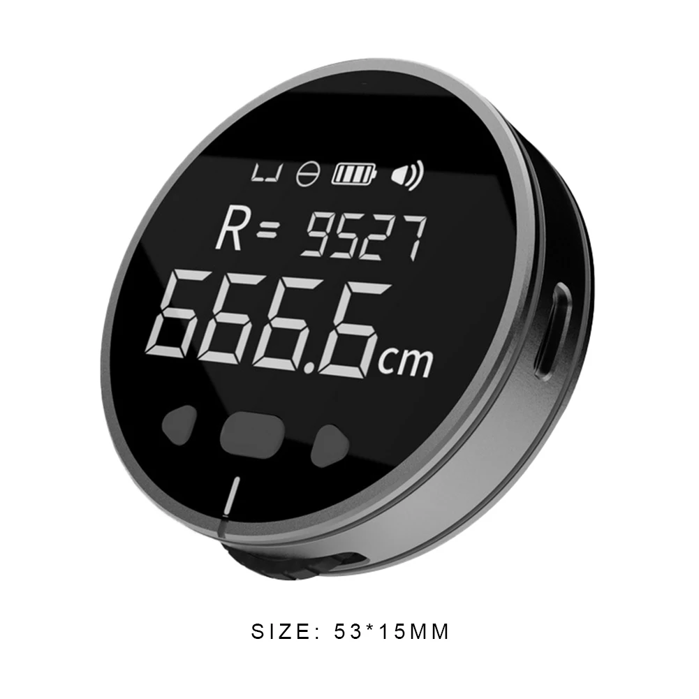 

1.8-inch VA LCD Handheld Household Mini Laser Rangefinder USB Rechargeable Laser Distance Meter Digital with Charging Line