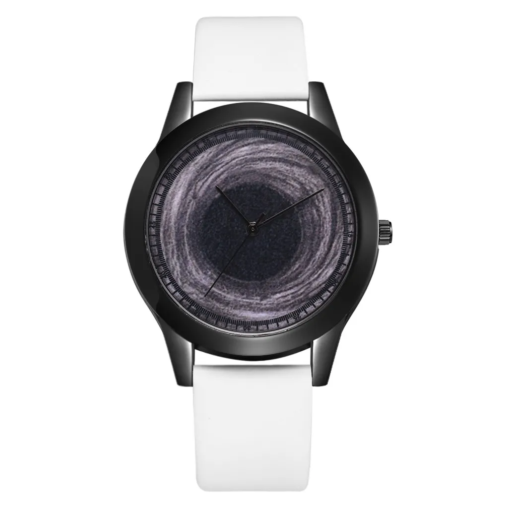 Модные Роскошные черная дыра звезды вихревой пояса часы женские кварцевые reloj mujer