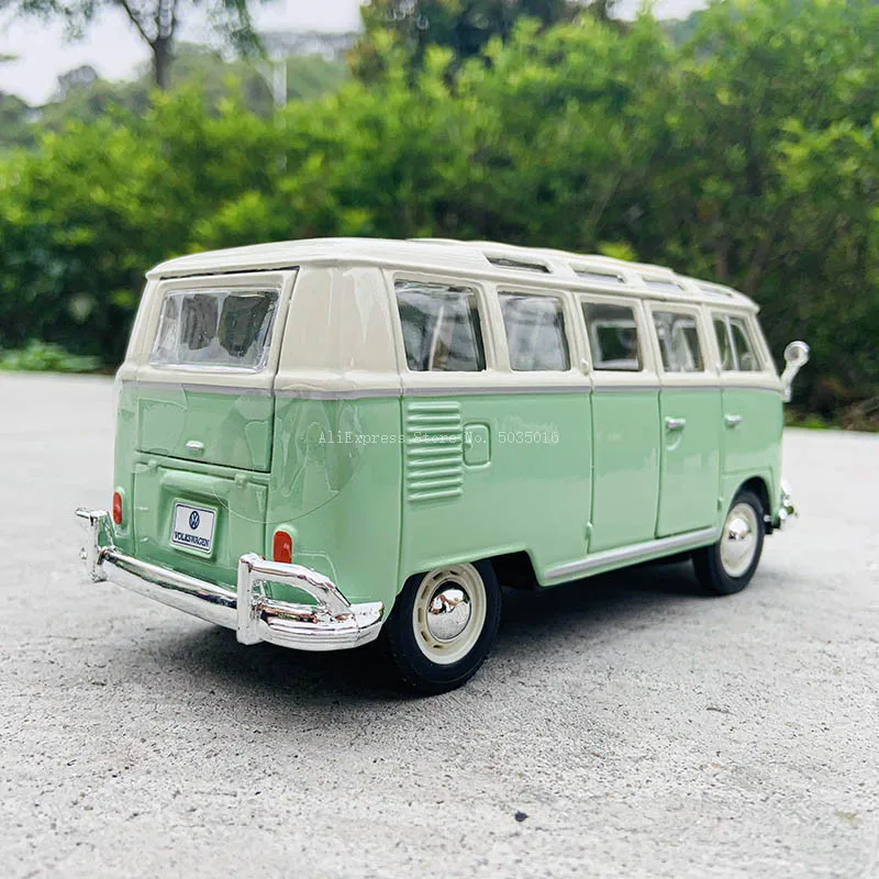 Моделирование Maisto 1:25 Volkswagen VAN SAMBA литье под давлением модель автомобиля из сплава