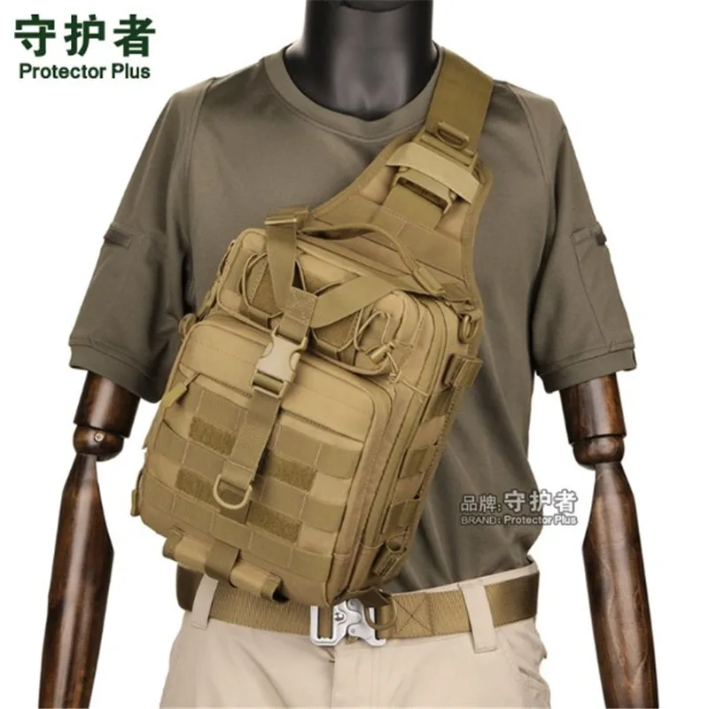 Новая тактическая нагрудная сумка защитная спортивная Plus X224 камуфляжная