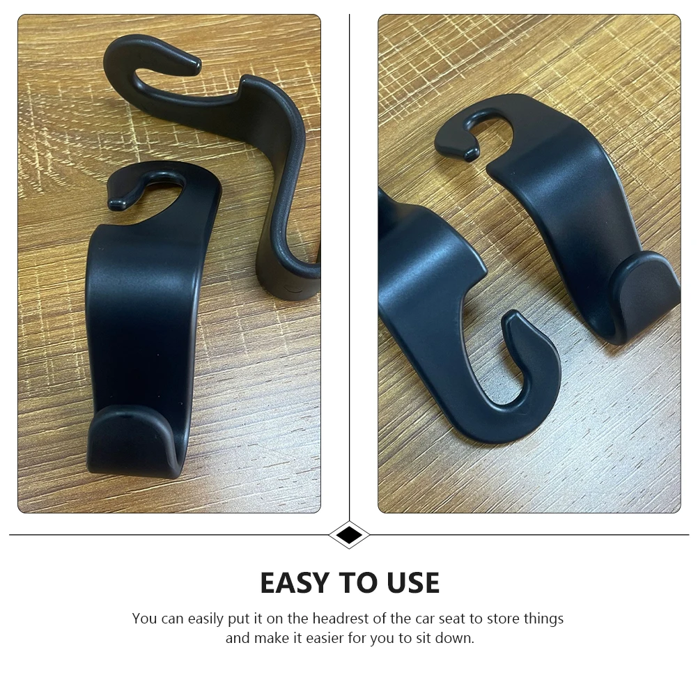 

10pcs Durable Practical Car Hooks Hidden Car Back Hidden Hooks Organizer