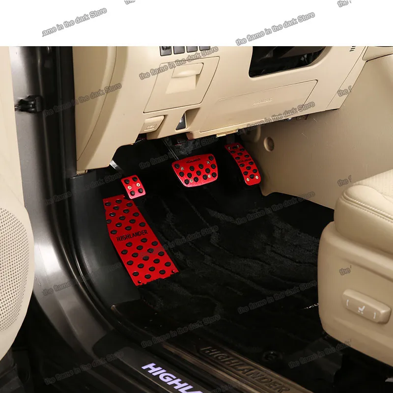 Lsrtw2017 Авто ускоритель педаль тормоза отдых для Toyota Highlander 2013 2014 2015 2016 2017 2018 2019 XU50