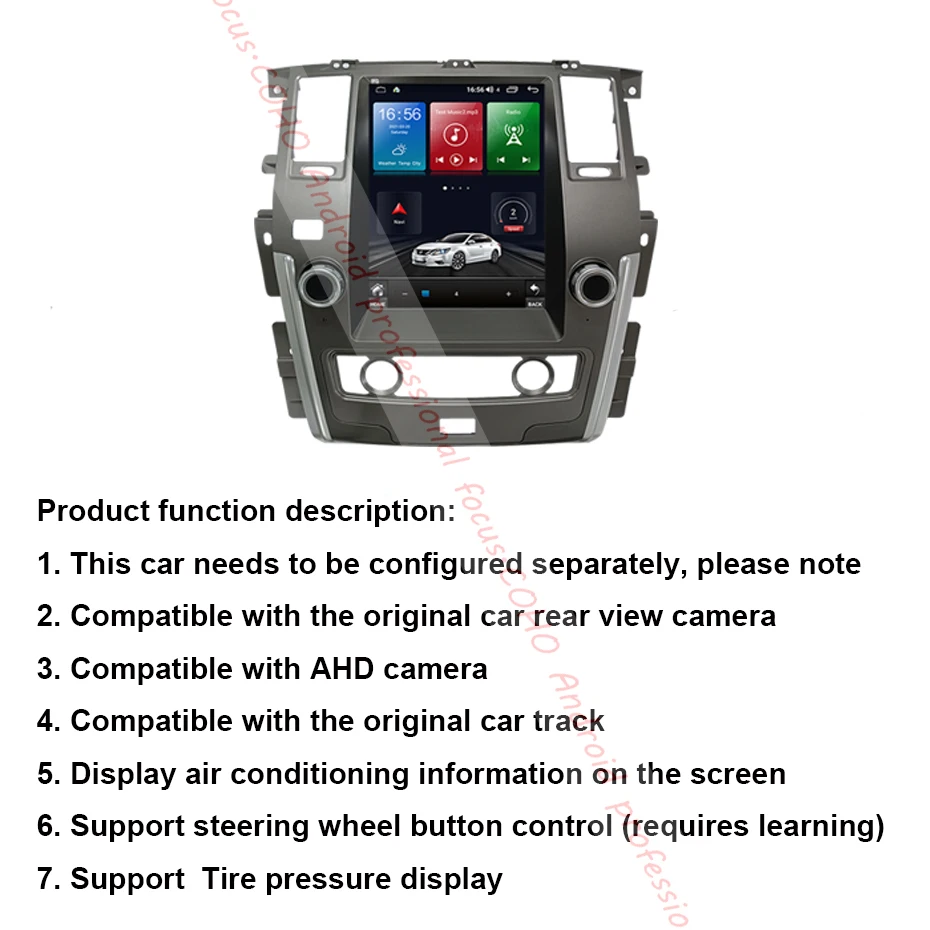 Billig COHO Für Nissan Patrol 2012-2018 Android 10,0 Octa Core 6 + 128G Gps Autoradio Auto Multimedia-Player Lüfter