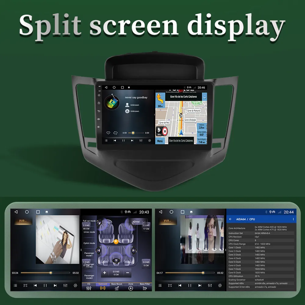 Магнитола для Chevrolet Cruze стерео-система на Android 10 0 с восьмиядерным процессором DSP 2009