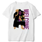 Футболка с рисунком ЗЛЫХ ЗОМБИ, летняя хлопковая футболка с коротким рукавом, мужская одежда