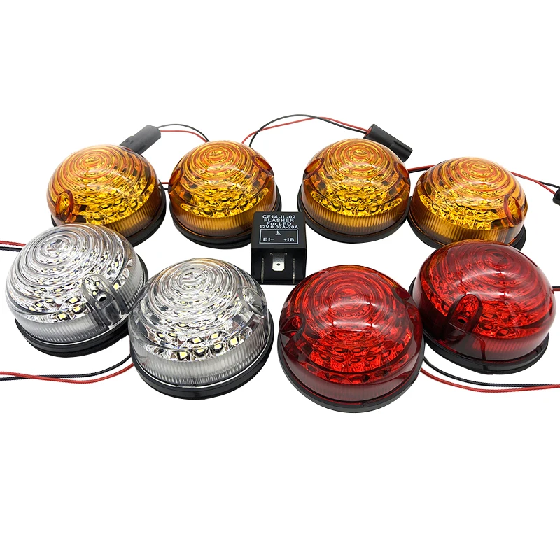 4 * желтые + 2 прозрачные красные 8 шт. для Land Rover Defender 90 16 90/110 83 полный комплект