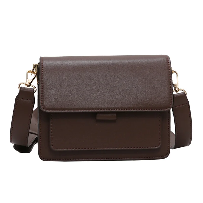 

Messenger Square Sling Bag 2020 Hot Sale Vintage Broadband Single-Shoulder Bag for Women