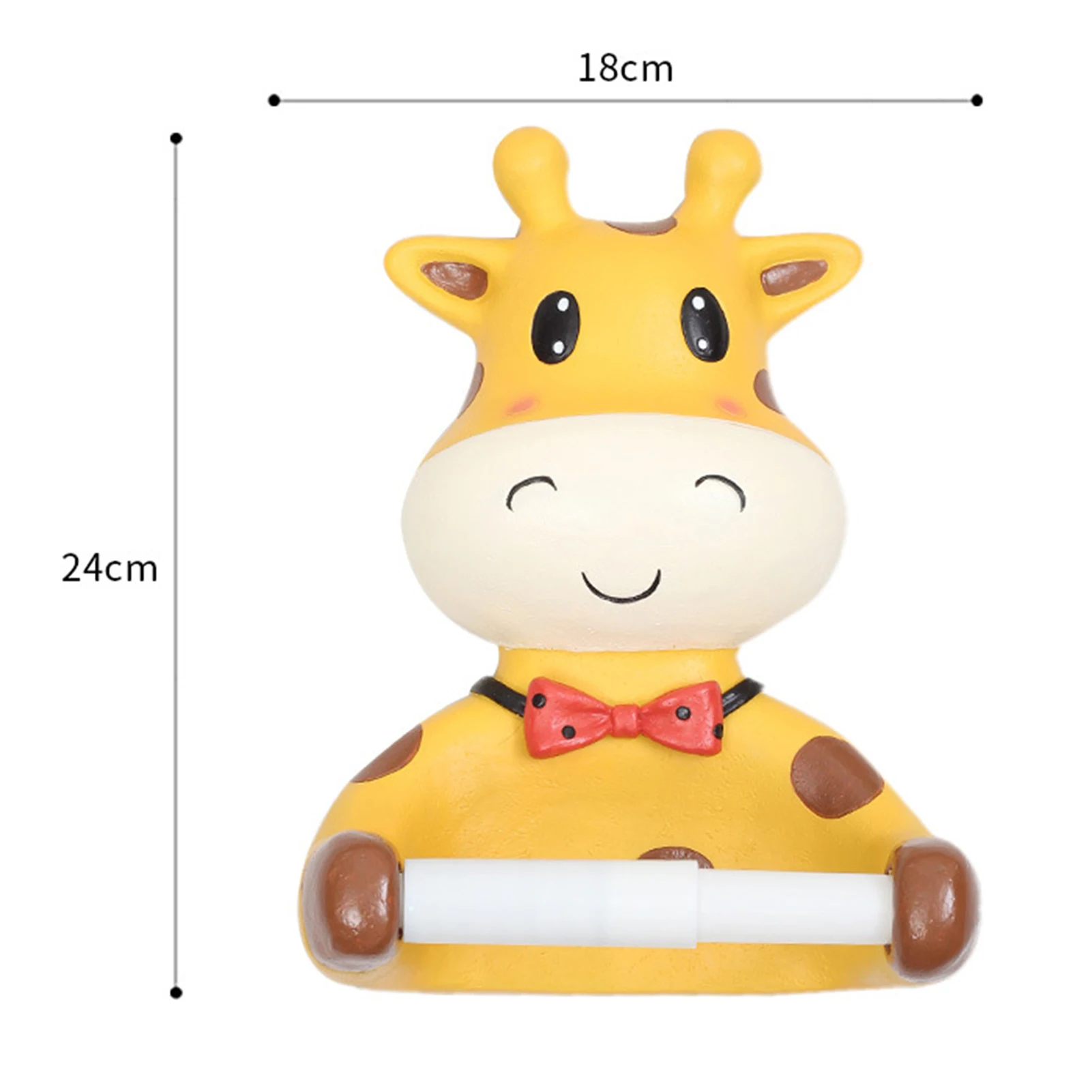 

Punch-free Toilet Paper Holder Cute Animal Wall Mounted Bathroom Towel Rack Kitchen Paper Roll Holder Toilet Tissue Holder