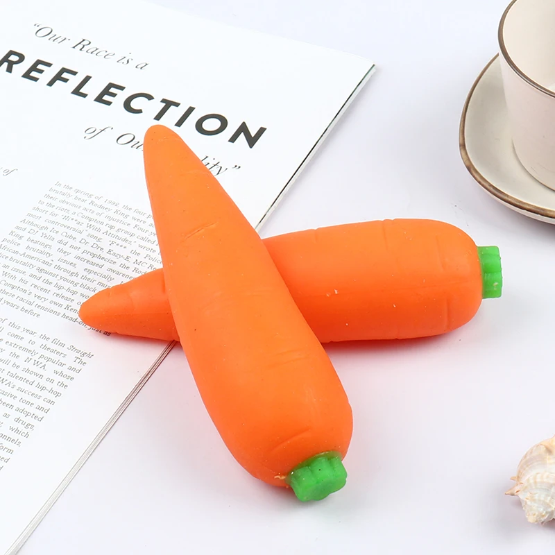 

Shapeable Carrot Vegetable Squeeze Toy Novelty Fidget Toys Stress Relief Not Squish Toy Kids New Palythings