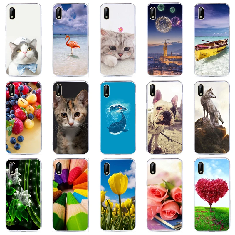 Мягкий чехол из ТПУ для BQ 4030G красивый мини-чехол с мягкие Мультяшные рисунком