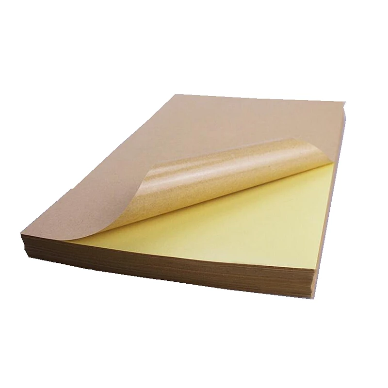 Клейкая бумага для печати A4 струйная Лазерная клейкая пустая матовая книжка