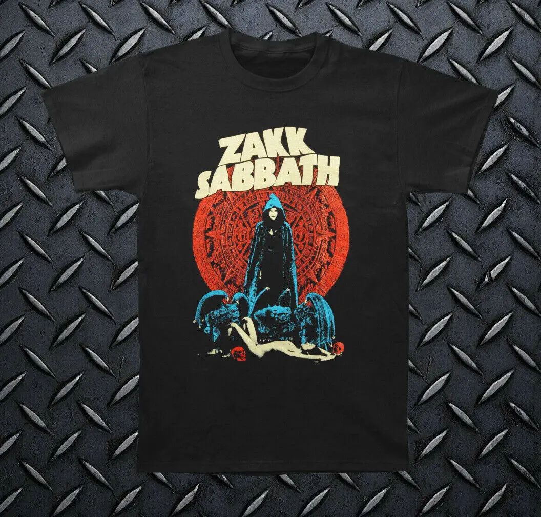 Рубашка zakk sabbath Music tour 2020 Черная Мужская футболка S-XXL #2 | одежда