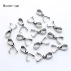 Зажим-зажим для подвесок, зажим из нержавеющей стали 316, 10 шт.лот, фурнитура для изготовления бижутерии, 15 мм, 17 мм, 19 мм