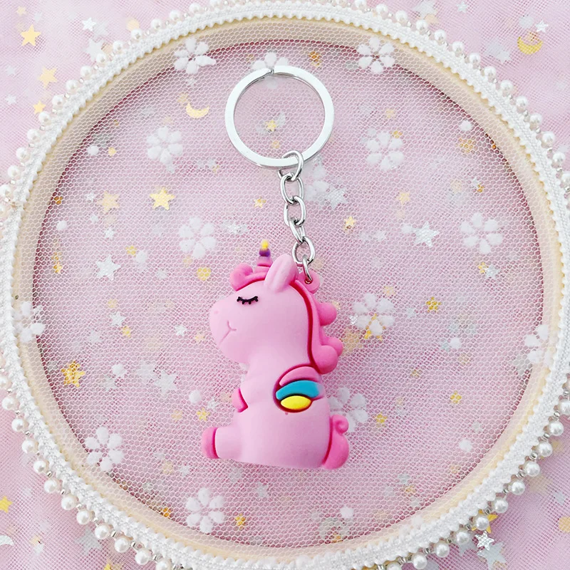 NO.2 Мультфильм брелок Hello Kitty милый KT кот Единорог лягушка куклы брелоки Автомобильный Брелок Студенческая сумка брелок кулон творческие подарки - Цвет: NO.2