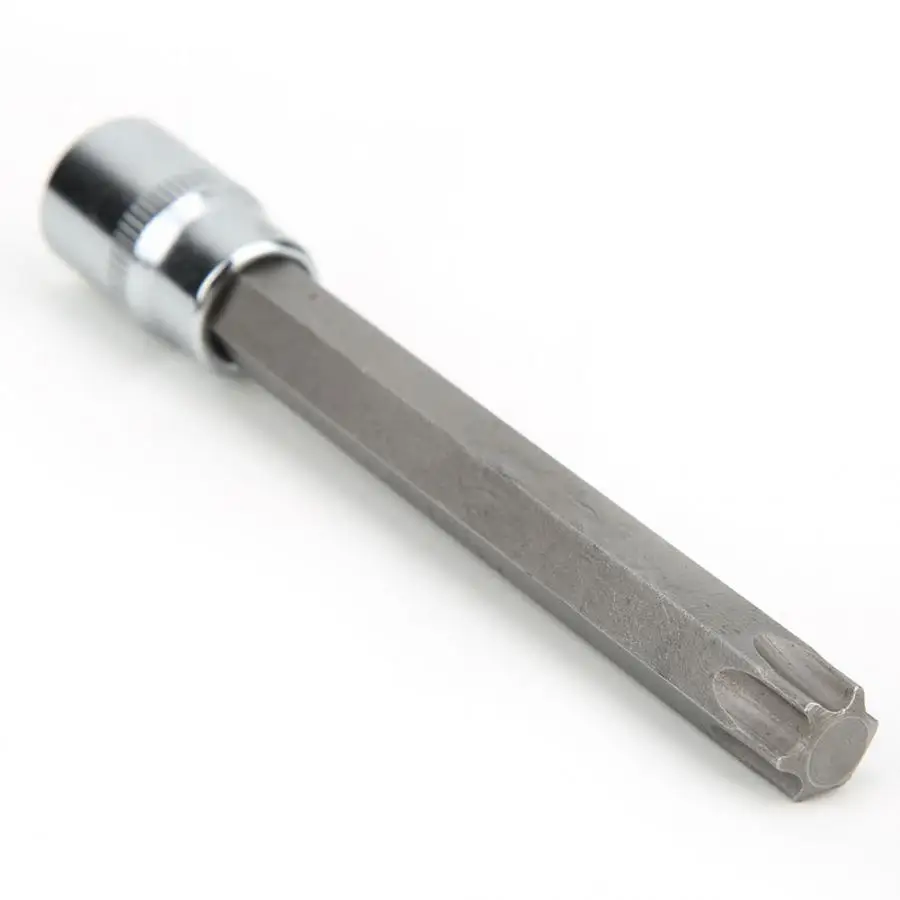 

7Pcs 3/8in Hex Shank Square Socket Wrench T25 T30 T40 T45 T50 T55 T60 Star Bits Cr-V Socket Adapter Extension Rod Bar Drill Bits