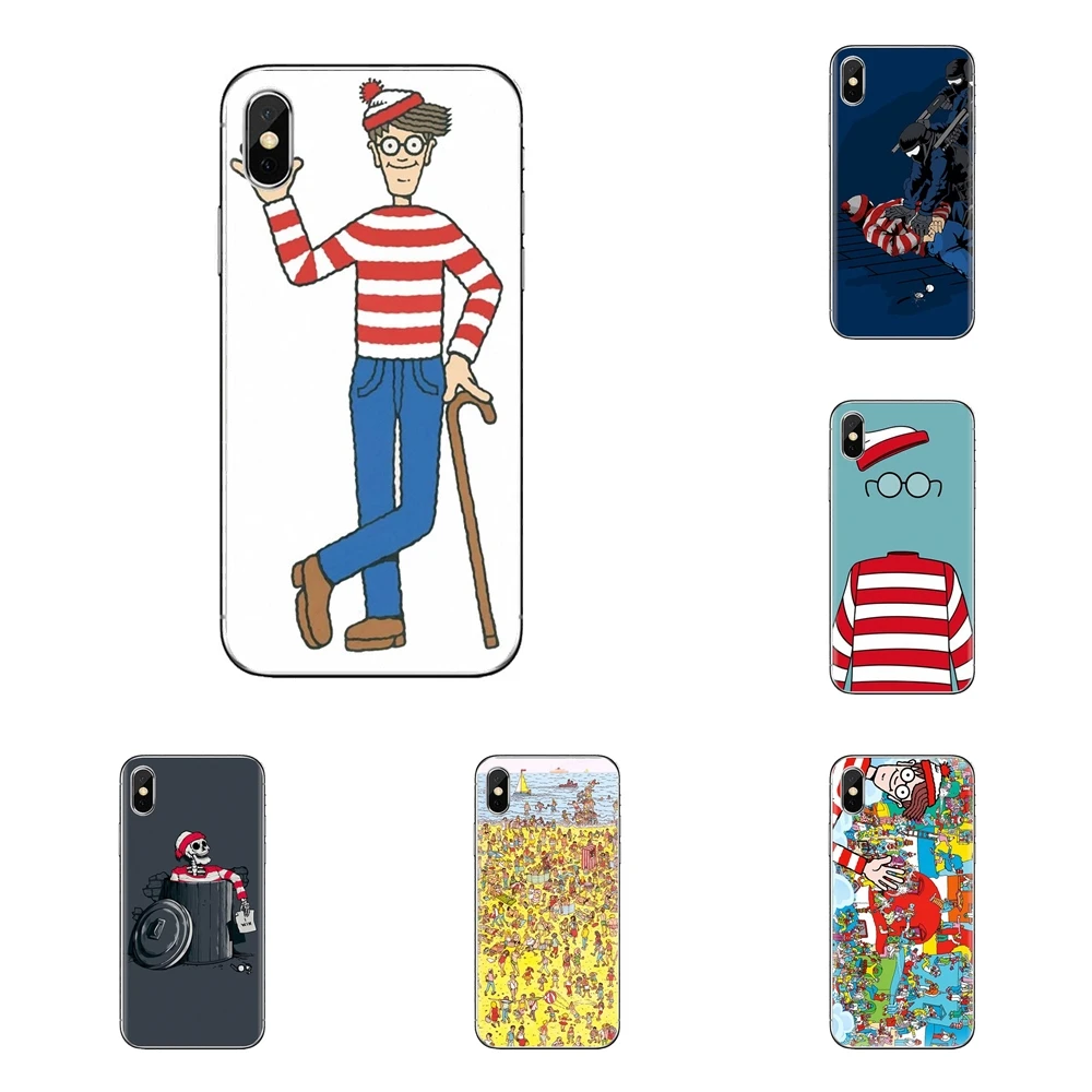 Где s Waldo на пляже мягкие прозрачные чехлы для iPod Touch Apple iPhone 4 4S 5 5S SE 5C 6 6S 7 8 X XR XS Plus
