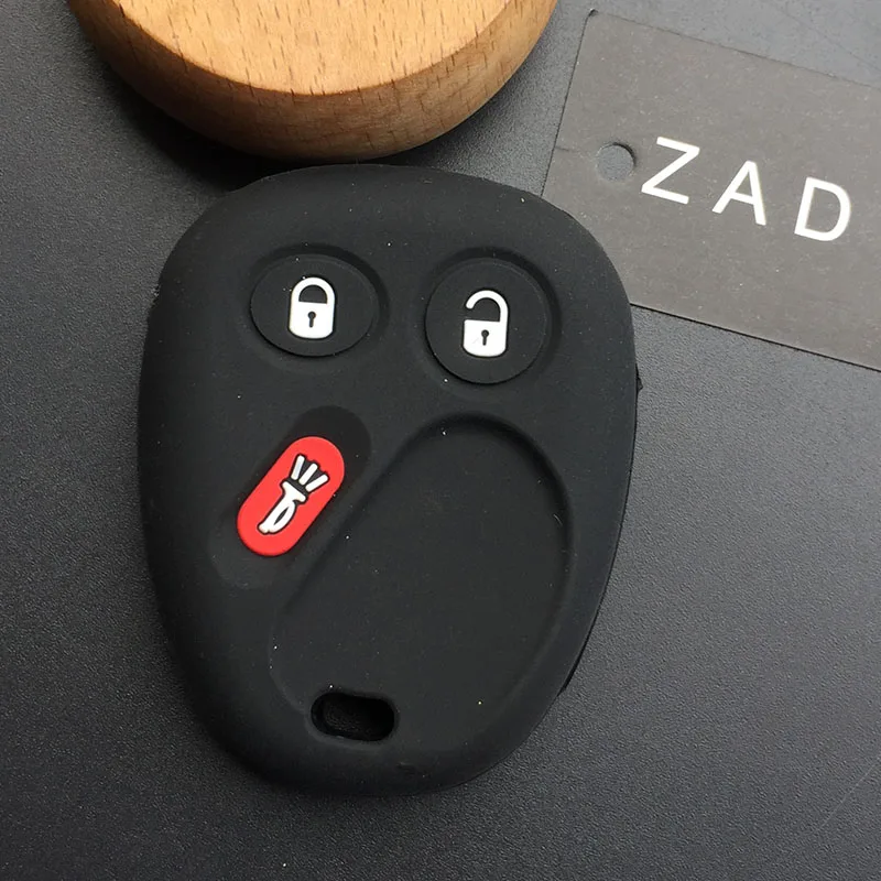 Силиконовый резиновый чехол для автомобильного ключа Chevrolet S10 Silverado Suburban Tahoe GMC Sierra