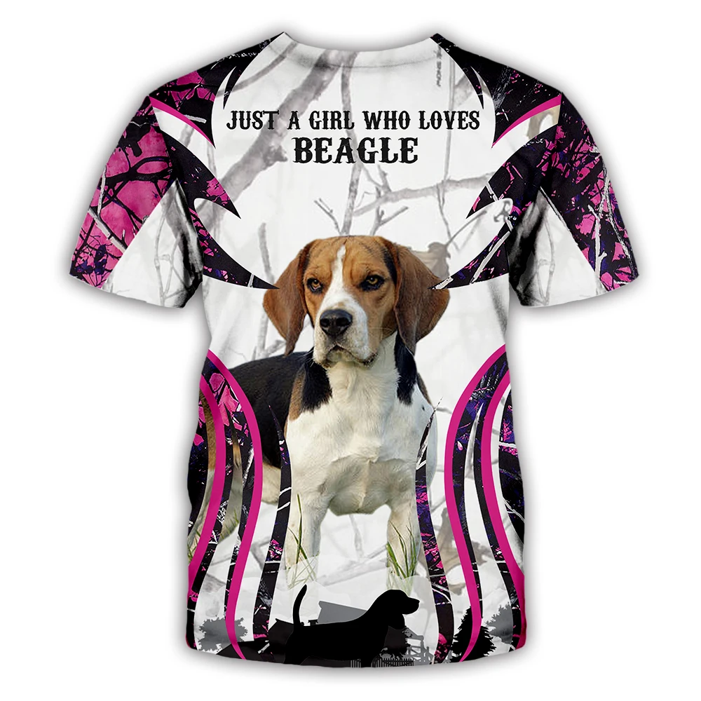 

Beagle 3D All Over Printed t shirts women men Summer Funny Dog Tees Short Sleeve T-shirts Cosplay Costumes