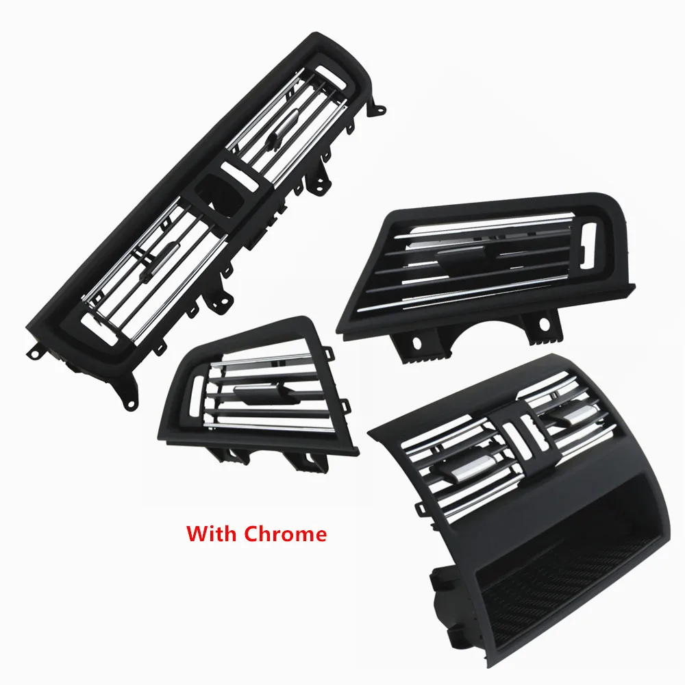 LHD хромированная Автомобильная Передняя консоль центральный гриль сетевой