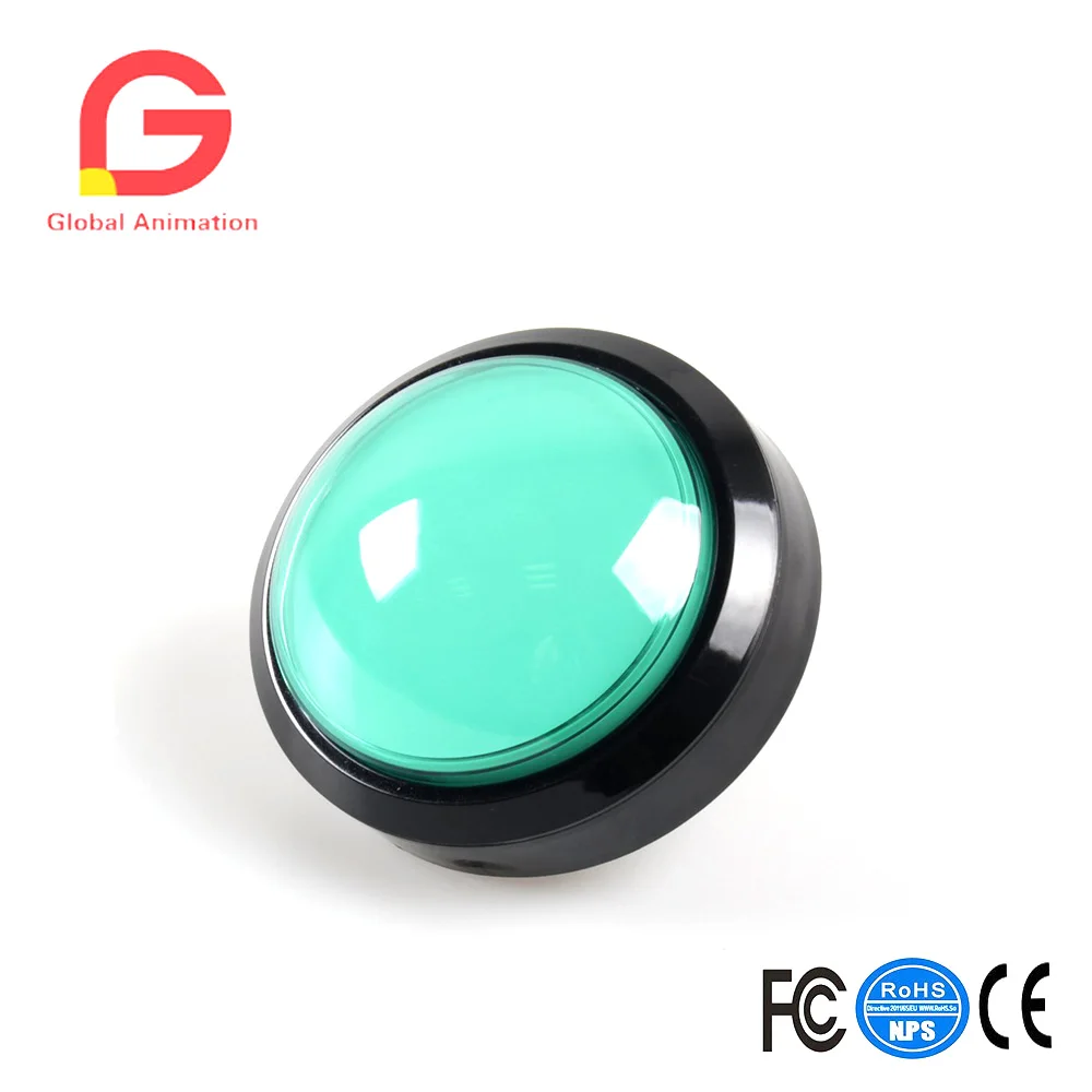 2 шт. кнопки для аркадных игр 12 В 100 мм | Спорт и развлечения