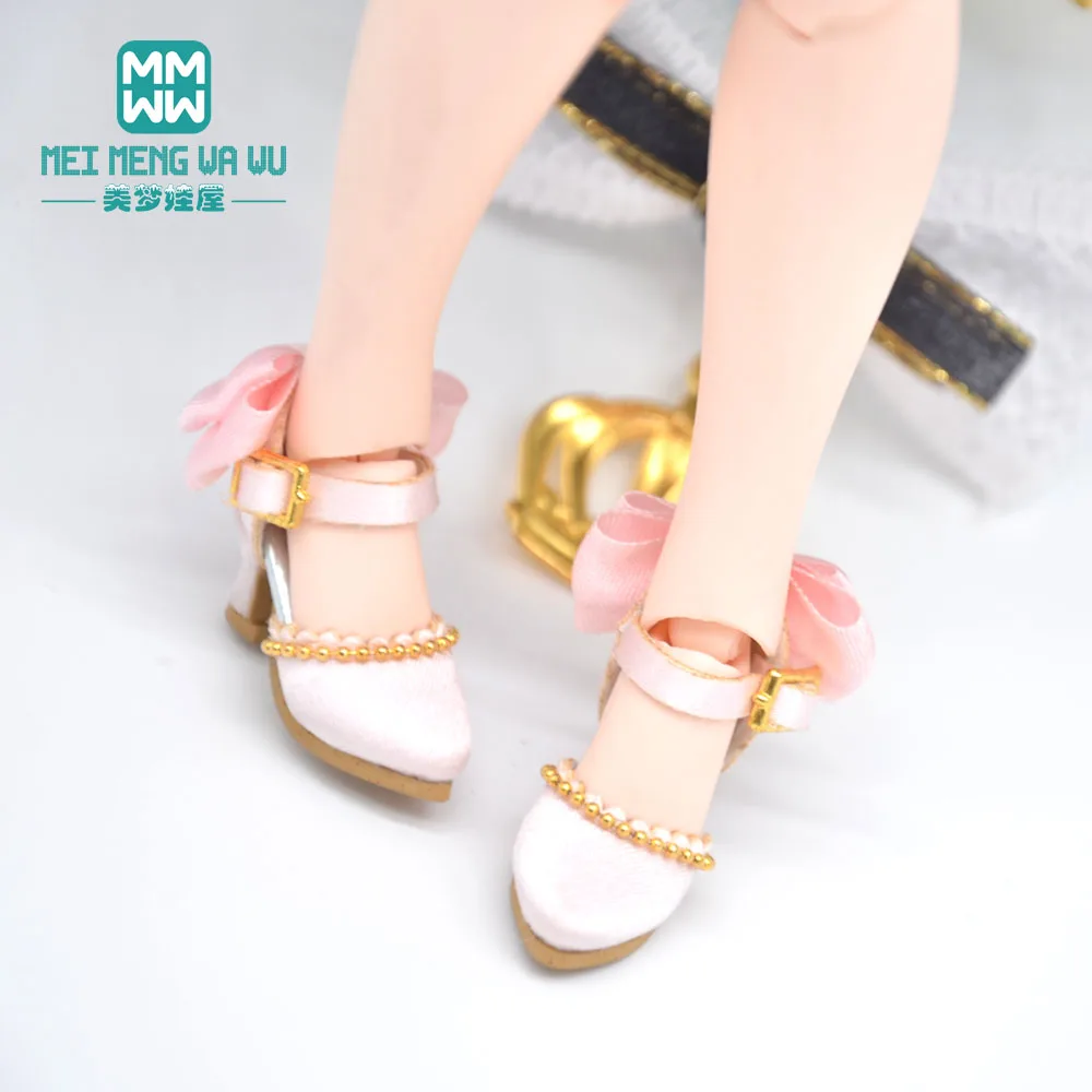 Кукольная обувь для blyth Azone OB23 OB24 1/6 28-30 см модные атласные туфли на высоком каблуке