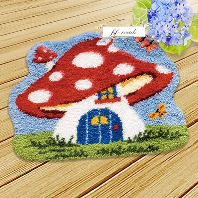 Набор для рукоделия сделай сам необработанный вязаный ковер вышитый напольный