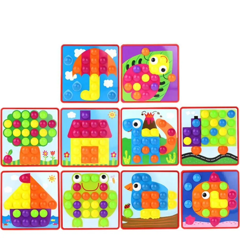 3D пазлы игрушки мозаика картинка головоломка креативный гриб композитные набор