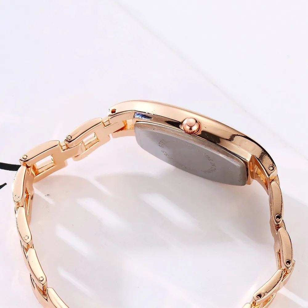 Fashion Watches Women Waterproof Rose Gold Lady Quartz Watch Casual Relogio Feminino Crystal Ladies Stainless Steel Wrist | Наручные часы