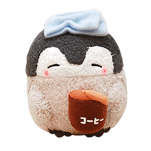 Милый плюшевый брелок в виде пингвина Вибрирующая мягкая игрушка масштабируемый