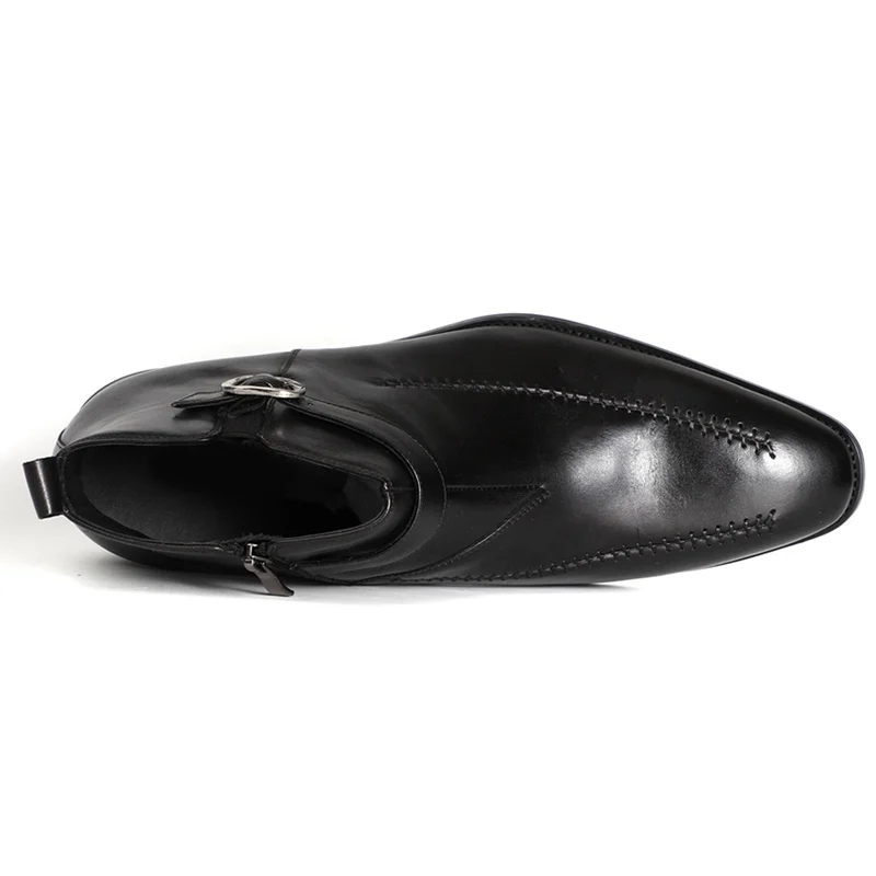 Высококачественные Мужские модельные туфли ручной работы из натуральной кожи с