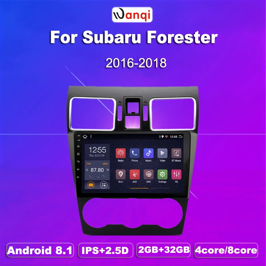 2G ram 32G rom автомобильный dvd gps для Subaru Forester XV WRX 2012-2018 Радио Навигация стерео