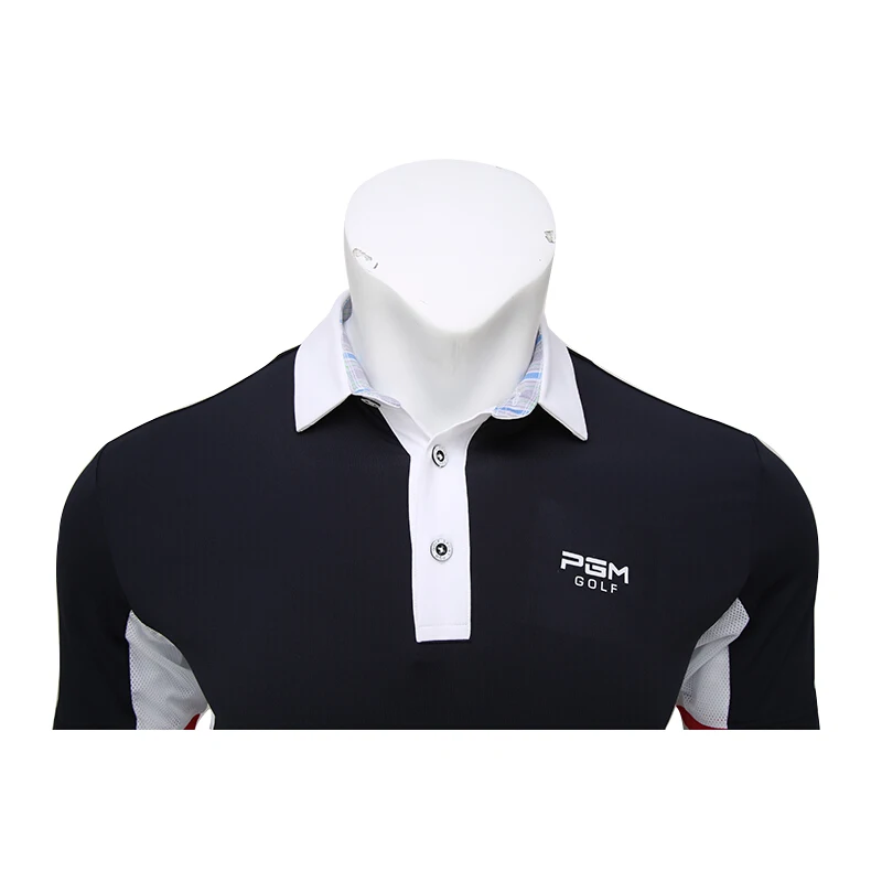 PGM Мужская футболка для гольфа мужские топы с коротким рукавом одежда летняя