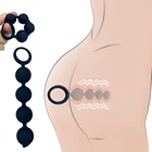 Силиконовый анальный фаллоимитатор, вибратор, Мужской массажер простаты, анальные шарики, пробка для точки G, Анальная пробка для мастурбации для взрослых, анальные секс-игрушки для женщин