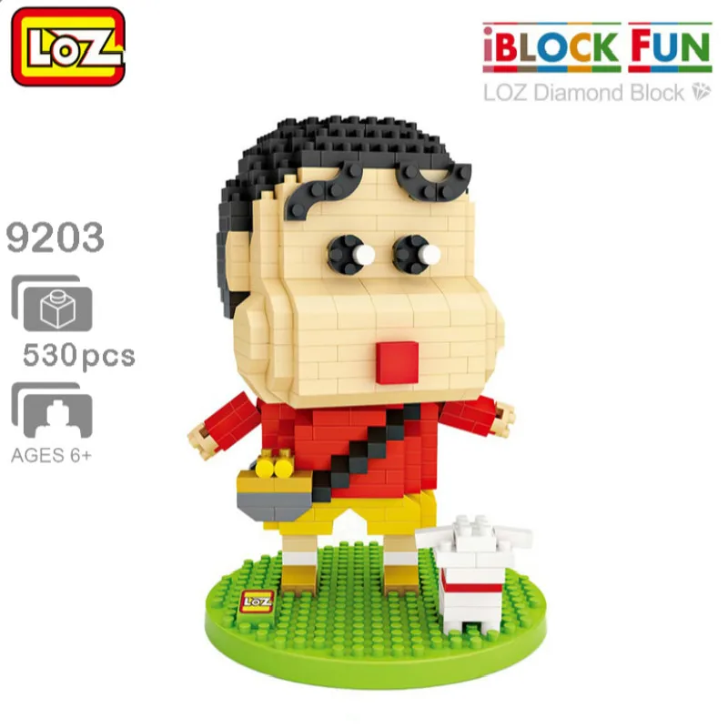 LOZ Алмазные блоки для сборки Аниме фигурки мини строительные кирпичи Diy