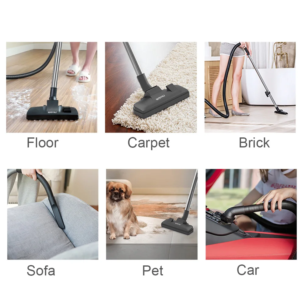 

High Suction Household Multi-Function Wet Dry Blowing Sweeping Vacuum Cleaner Barrel Type Factory Workshop Cleaning Machine