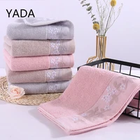 yada cotton face towel 3 color peony floral bath towels sports towel gym camping towel fast drying cloth tw210118