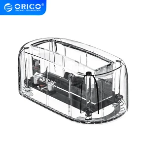 ORICO 2,5 3,5 ''SATA к USB 3,1 HDD чехол 10 Гбитс Gen2 поддержка UASP Type-C HDD Чехол прозрачный SSD жесткий диск корпус 12 ТБ Max