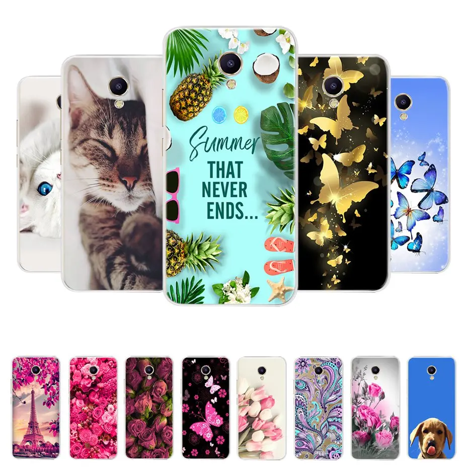 Чехол для Meizu M5 Note мягкий силиконовый чехол s мультяшный M 5 дюйма чехлы бамперы |