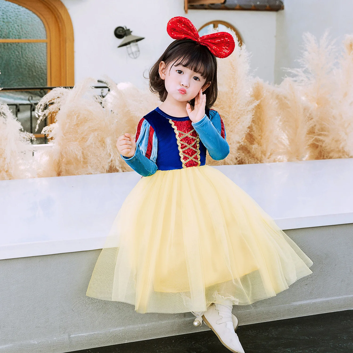 Красивое платье для девочек бальное Детский костюм на день рождения Косплей